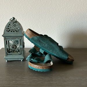BIRKENSTOCK Arizona Teal Suede 💚